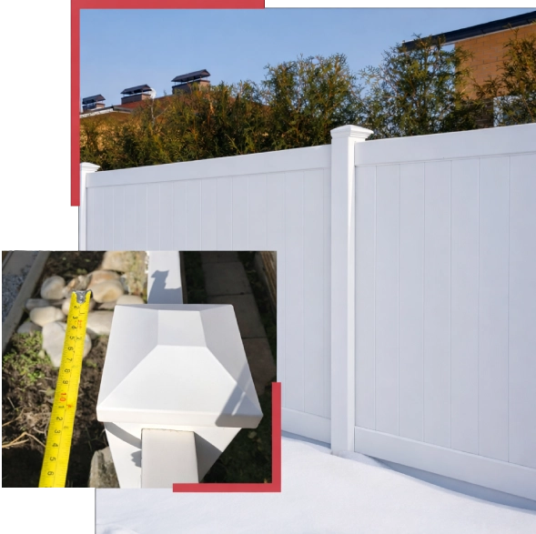 Fences sky house installation